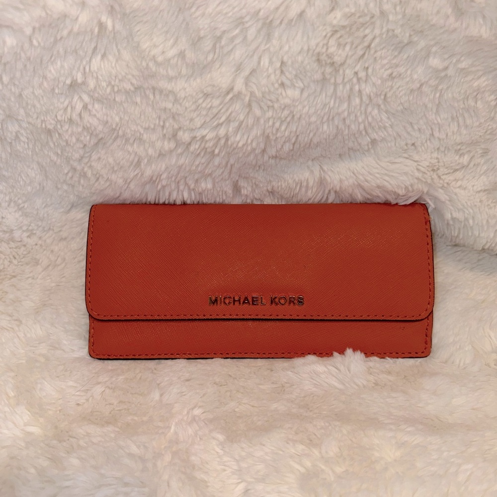 Michael Kors Orange Wallet
